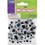 Creativity Street 100-piece Assorted Size Wiggle Eyes - Drawing, Project, Photo, Pet Rock - 100 Piece(s) - Black Product Image 