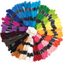 Pacon Embroidery Thread, 12 Floss Bobbins, 100/PK, Assorted (PAC6477) View Product Image
