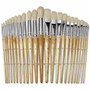 Creativity Street Preschool Brush Set - Wood Handle - Nickel Plated Ferrule Product Image 
