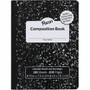 Pacon Marble Hard Cover Wide Rule Composition Book - 1 Subject(s) - 100 Sheets - 200 Pages - Wide Ruled Front Ruling - Red Margin Product Image 