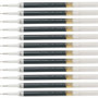 EnerGel Retractable Liquid Pen Refills - 0.70 mm , Medium Point - Black Ink - Smudge Proof, Smear Proof, Quick-drying Ink, Glob-free, Smooth Writing Product Image 