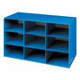 Bankers Box Classroom Literature Sorter, 9 Compartments, 28.25 x 13 x 16, Blue View Product Image