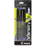Pilot Varsity Disposable Fountain Pens - Medium Pen Point - Black, Blue, Purple Ink - Black Barrel Product Image 