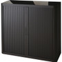 Paperflow easyOffice 41" Black Storage Cabinet Top, Back, Base and Shelves View Product Image