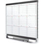 Quartet Prestige 2 Magnetic Calendar Board - Monthly - 12 Month - White, Graphite - Steel - 24" Height x 36" Width Product Image 