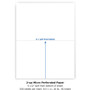 Printworks Perforated Office Paper - Letter - 8 1/2" x 11" - 20 lb Basis Weight - Sustainable Forestry Initiative (SFI) - Perforated Product Image 