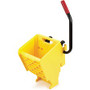 Rubbermaid Commercial WaveBrake Side Press Wringer - 31.1" Height x 13.4" Width x 15.8" Depth - Yellow - Steel, Plastic Product Image 