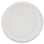SOLO Bare Eco-Forward Clay-Coated Paper Dinnerware, ProPlanet Seal, Plate, 8.5" dia, White, 125/Pack, 4 Packs/Carton View Product Image
