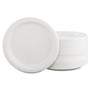 SOLO Bare Eco-Forward Clay-Coated Paper Dinnerware, ProPlanet Seal, Plate, 8.5" dia, White, 125/Pack, 4 Packs/Carton View Product Image