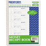 Rediform Spiralbound Unnumbered Money Receipt Book, Three-Part Carbonless, 7 x 2.75, 4 Forms/Sheet, 120 Forms Total (REDS16444WCL) View Product Image
