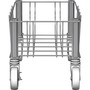 Rubbermaid Commercial Products Dolly, f/1 Slim Jim,Stainless Steel, 100 lb Cap, Silver (RCP1968468) View Product Image