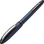 Schneider One Business Rollerball Pen, Stick, Fine 0.6 mm, Black Ink, Dark Blue/Black Barrel, 10/Box (RED183001) View Product Image