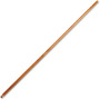 Rubbermaid Commercial Lacquered Wood Broom Handle - 60" Length x 1.30" Diameter - Natural - Lacquered Wood - (RCP636100LACCT) Product Image 