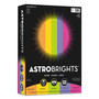 Astrobrights Color Copy Paper "Happy" , 5 Assorted Colours - Letter - 8 1/2" x 11" - 24 lb Basis Weight - Acid-free, Lignin-free - Cosmic Orange, Solar Yellow, Terra Green, Venus Violet, Fireball Fuchsia Product Image 