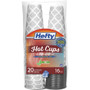 Hefty 16 oz Hot Cups & Lids To-Go - 16 fl oz - Gray, Silver - Coffee Product Image 