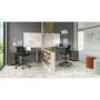 Safco Medina Extended-Height Chair, Supports Up to 275 lb, 23" to 33" Seat Height, Black Seat, Black Back, Black Base View Product Image