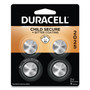 Duracell Lithium Coin Batteries With Bitterant, 2025, 4/Pack (DURDL2025B4PK) View Product Image