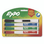 EXPO Magnetic Dry Erase Marker, Fine Bullet Tip, Assorted Colors, 4/Pack View Product Image