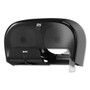 High Capacity Bath Tissue Roll Dispenser for OptiCore, 16.62 x 5.25 x 9.93, Black (TRK565528) View Product Image
