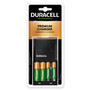 Duracell ION SPEED 4000 Hi-Performance Charger, Includes 2 AA and 2 AAA NiMH Batteries (DURCEF27) Product Image 
