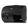 Tork Twin Bath Tissue Roll Dispenser for OptiCore, 11.06 x 7.18 x 8.81, Black View Product Image