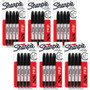Sharpie Twin Tip Permanent Markers - Fine, Ultra Fine Marker Point - Black Ink - Alcohol Based - 4/Pack Product Image 