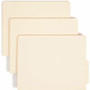 Smead Shelf-Master 1/3 Tab Cut Letter Recycled End Tab File Folder - 8 1/2" x 11" - 3/4" Expansion - End Tab Location - Bottom Tab Position - 11 pt. Product Image 