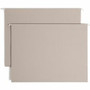 Smead TUFF 1/3 Tab Cut Legal Recycled Hanging Folder - 8 1/2" x 14" - 4" Expansion - Top Tab Location - Assorted Tab Position - Steel Gray Product Image 