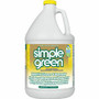 Simple Green Industrial Cleaner/Degreaser - Concentrate - 128 fl oz (4 quart) - Lemon Scent - Non-toxic, VOC-free, Butyl-free, Phosphate-free, Non-abrasive, Non-corrosive, Deodorize, Non-flammable - Lemon Product Image 