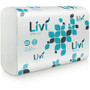 Livi VPG Select Multifold Towel - 1 Ply - Multifold - 9.06" Width x 9.45" Length - Emboss Pattern - White Product Image 