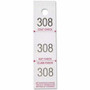 Sparco 3-Part Coat Check Tickets - White Product Image 