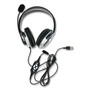 Spracht ZuM Binaural Over The Head Headset, Black/Silver (SPTZUMWDUSB2) View Product Image