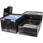 Storex Industries Corporation Collapsible Crate w/Lid, 13-3/5"x20"x10-2/5", Black (STX61809U04C) View Product Image