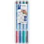 Staedtler Correctable Marker Pens - 0.6 mm Fine Marker Point - Refillable - Assorted Ink - Polypropylene Barrel Product Image 
