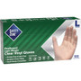 Safety Zone Powder Free Clear Vinyl Gloves - 9.25" Glove Length - Large Size - Clear - Latex-free, DEHP-free, DINP-free, PFAS-free, Comfortable, Silicone-free - For Janitorial Use, Cosmetics, Painting, Cleaning, General Purpose, Pet Care Product Image 
