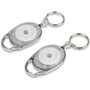 Tatco Reel Key Chain with Chrome Carabiner - Chrome Product Image 