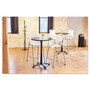 Safco Dome Top Receptacle with Spring-Loaded Door, 15 gal, Steel, Black View Product Image