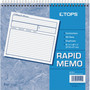 Tops Rapid Memo Book, Carbonless, 2-Part, 8-1/2"x7-3/4" (TOP4151) View Product Image