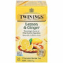 Twinings of London Lemon & Ginger Herbal Tea Bag - Herbal Tea - 1.3 oz Product Image 