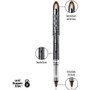 uni-ball Corporation Vision Elite Rollerball Pen, .8mm, 4/PK, BK Ink/ AST Barrel (UBC1858842) View Product Image