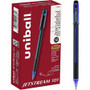 uniball™ Jetstream 101 Ballpoint Pen - 1 mm Medium Pen Point - Blue Ink - Gel-based - Black, Blue Barrel Product Image 