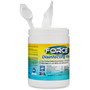 2XL FORCE2 Disinfecting Wipes - 6.75" Length x 6" Width - Fast Acting, Non-toxic, Non-irritating, Pre-moistened, Alcohol-free, Phenol-free, Bleach-free, Ammonia-free - White - 220/Tub - (TXL407) Product Image 