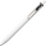 uniball uniONE Gel Pen, Retractable, Medium 0.7 mm, Black Ink, White/Black Barrel, Dozen View Product Image