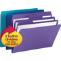 Smead SuperTab Organizer Folder, 1/3-Cut Tabs: Assorted, Letter Size, 0.75" Expansion, Assorted Colors, 3/Pack View Product Image