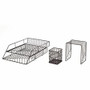 U Brands Vena Desktop Organization Kit - Metal - Black Product Image 