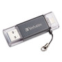 Verbatim Store 'n' Go Dual USB 3.0 Flash Drive for Apple Lightning Devices, 32 GB, Graphite (VER49300) View Product Image