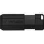 Microban 32GB PinStripe USB Flash Drive Business Pack - 32 GB - USB 2.0 Type A - Black - Lifetime Warranty Product Image 