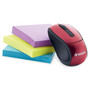 Verbatim Mini Travel Mouse, Wireless, 2.0 USB, 2"x3"x1-1/4", Red (VER97540) View Product Image
