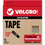 VELCRO Eco Collection Adhesive Backed Tape - 10 ft Length x 0.88" Width - White Product Image 