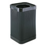 Safco At-Your-Disposal Top-Open Receptacle, 38 gal, Polyethylene, Black (SAF9790BL) View Product Image